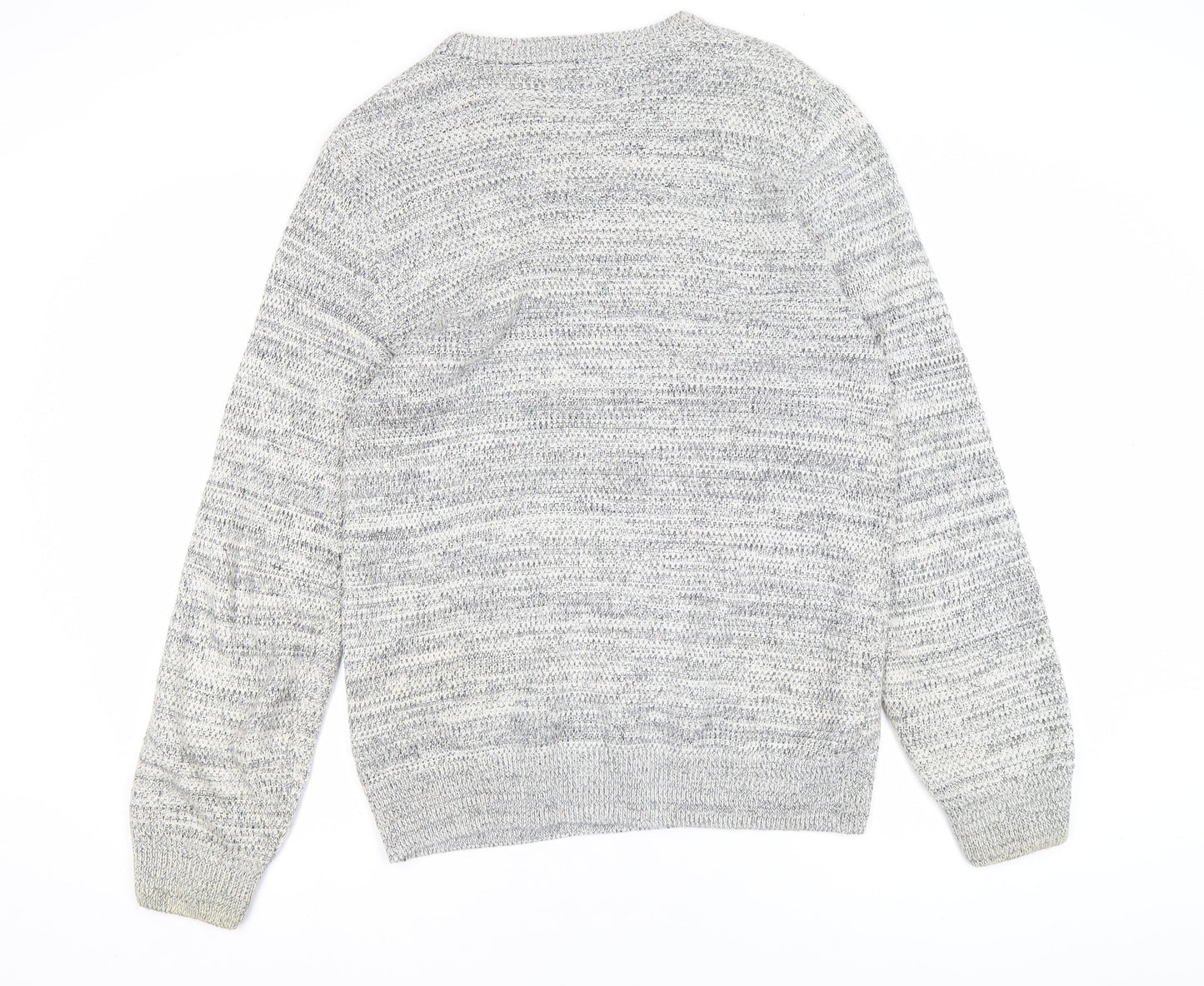 Mens UK Size M Crew Clothing Company Grey Pullover Jumper