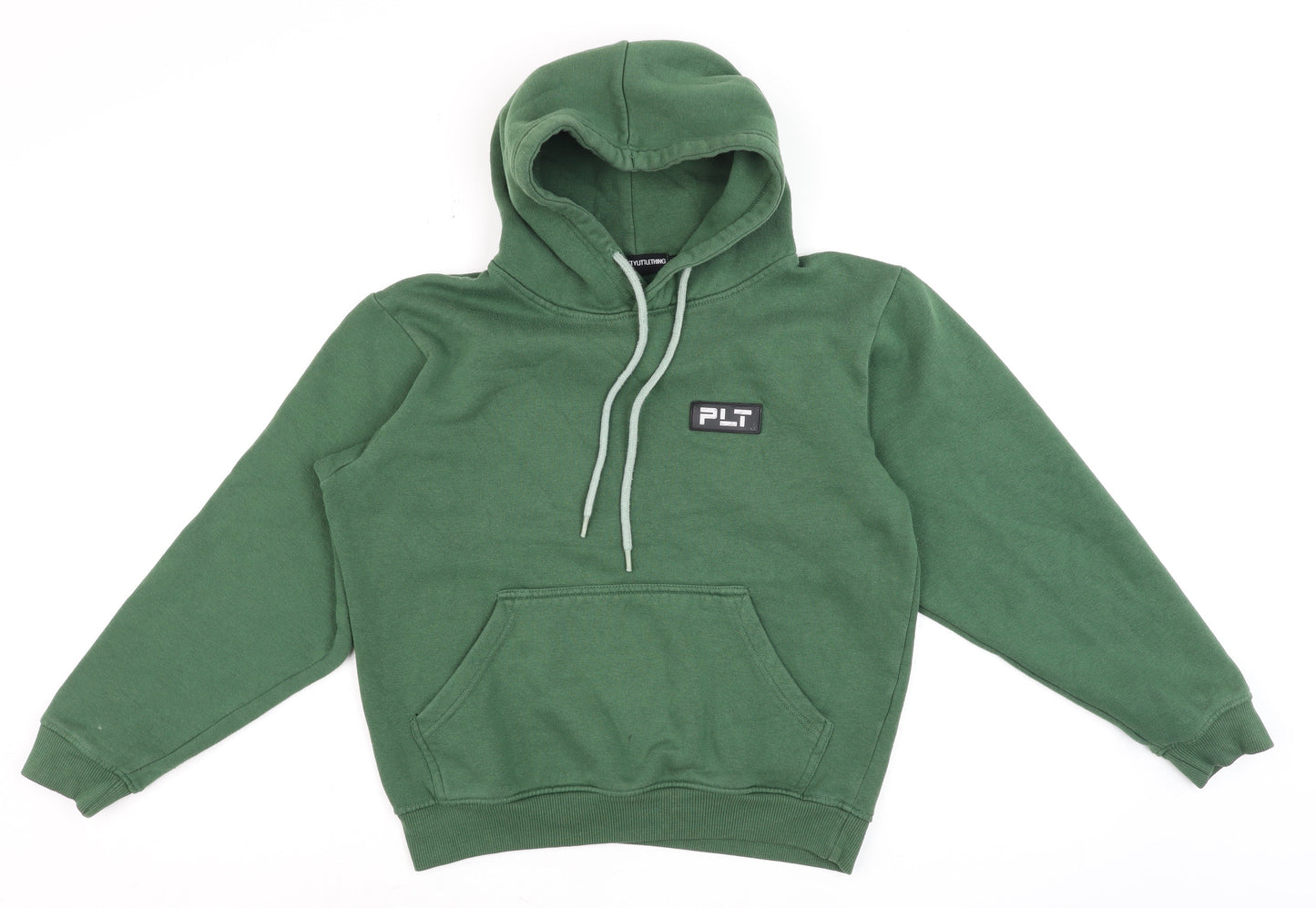 Womens UK Size XS PRETTYLITTLETHING Green Pullover Hoodie