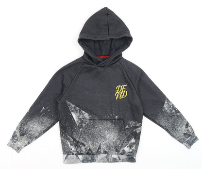 Boys UK Size 11-12 Years DFND Black Pullover Hoodie