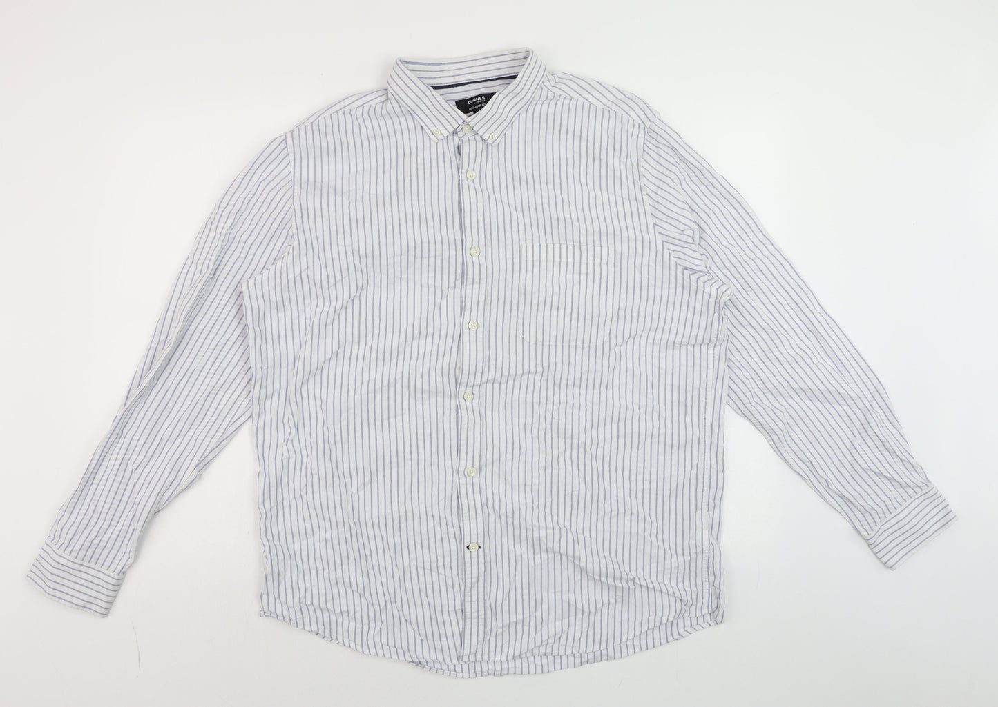 Mens UK Collar Size XL Dunnes Stores Smart White  Dress Shirt