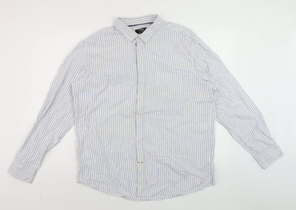 Mens UK Collar Size XL Dunnes Stores Smart White  Dress Shirt