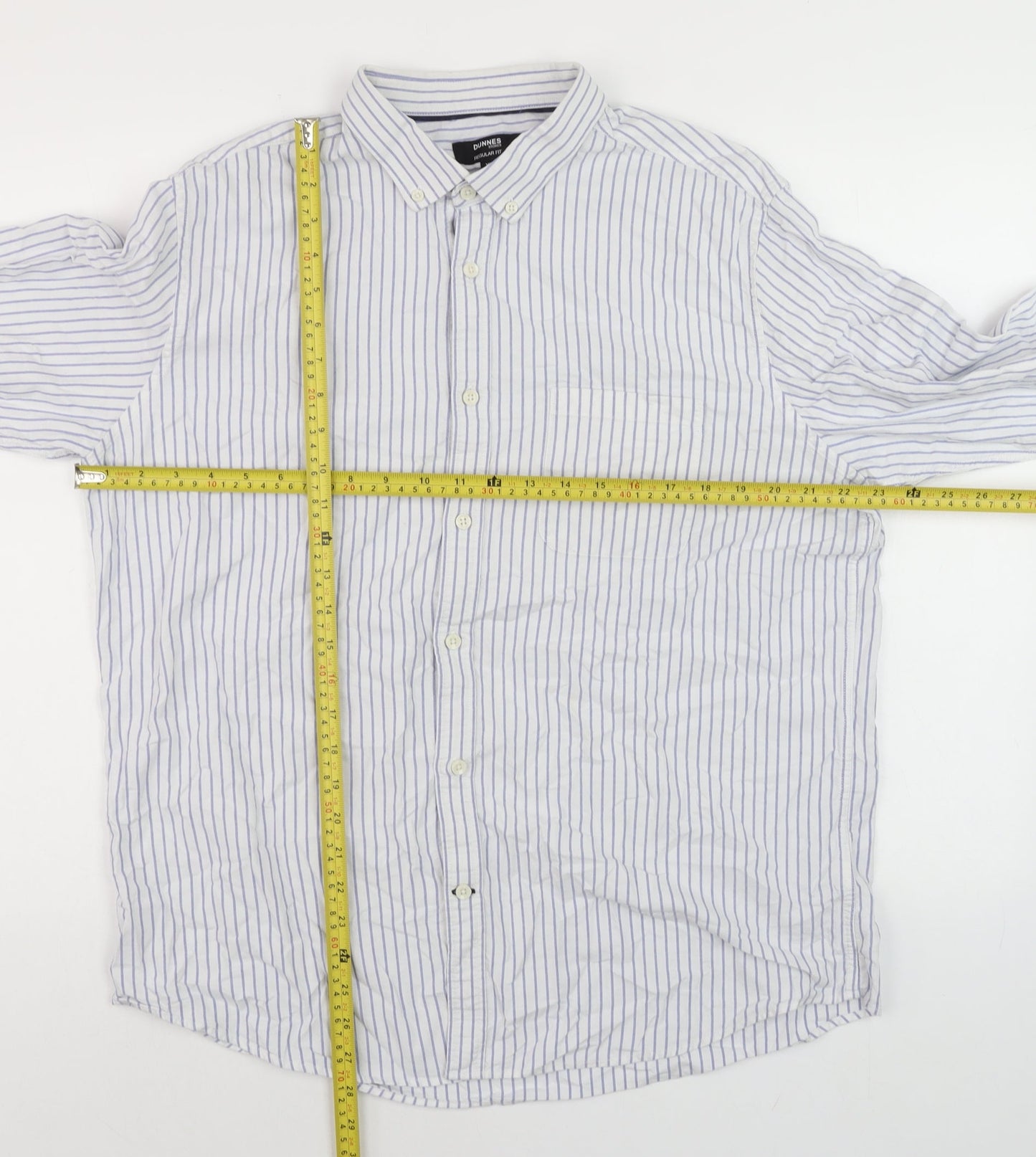 Mens UK Collar Size XL Dunnes Stores Smart White  Dress Shirt