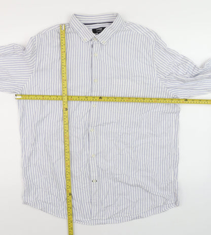 Mens UK Collar Size XL Dunnes Stores Smart White  Dress Shirt