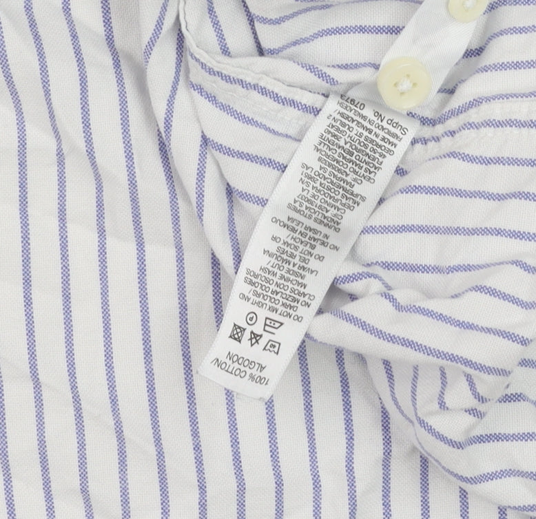 Mens UK Collar Size XL Dunnes Stores Smart White  Dress Shirt