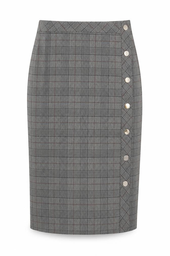 Womens UK Size S Zara Straight & Pencil Twill Skirt