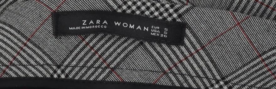 Womens UK Size S Zara Straight & Pencil Twill Skirt