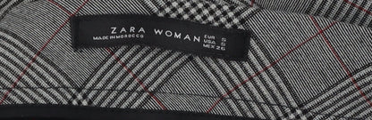 Womens UK Size S Zara Straight & Pencil Twill Skirt