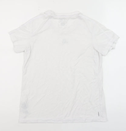 Womens UK Size XS adidas White Basic T-Shirt