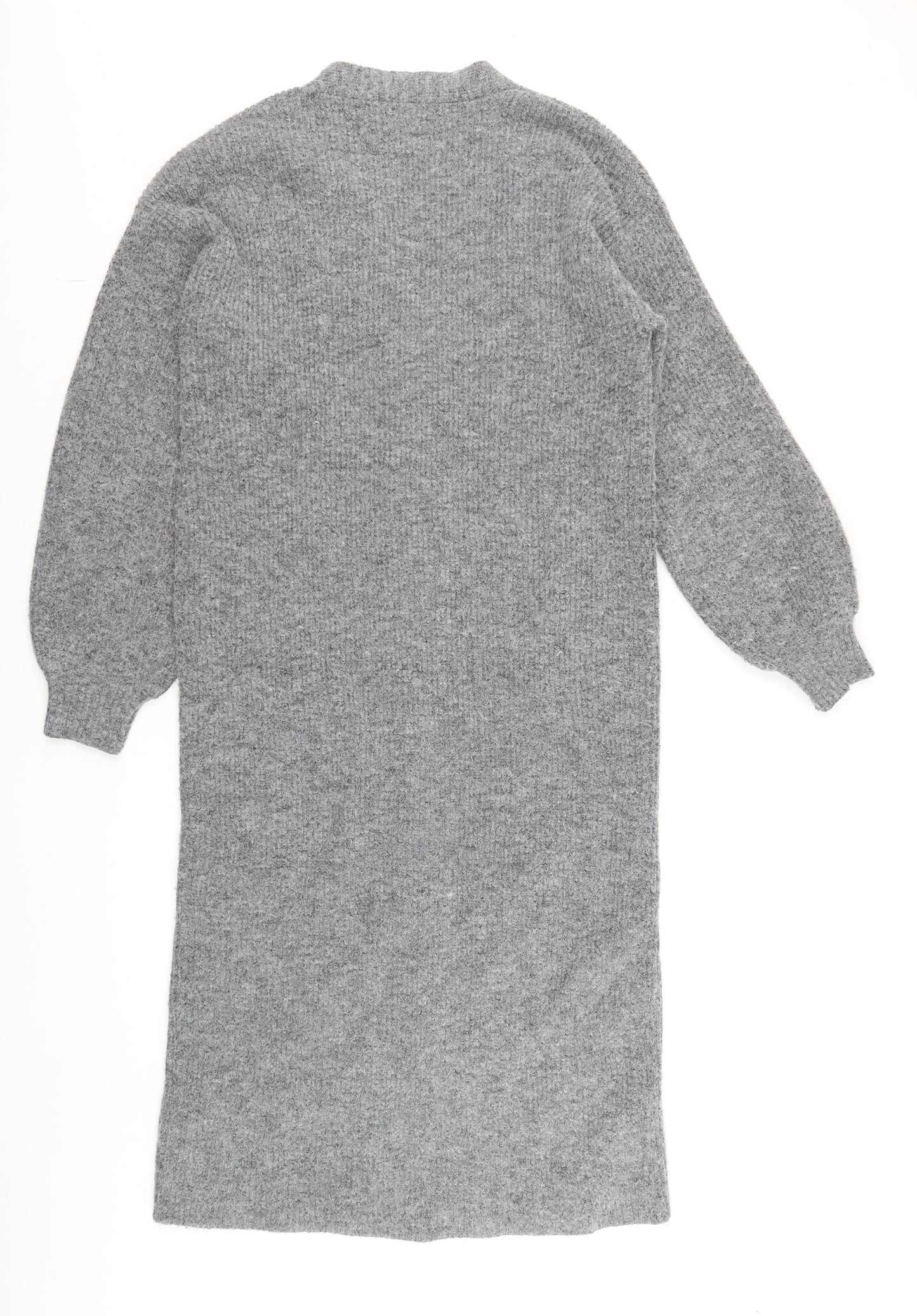 Womens UK Size S NA-KD Grey Cardigan Jumper
