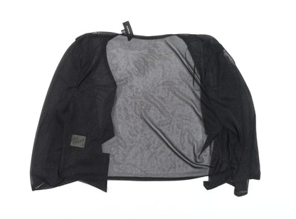 Womens UK Size XL R&M Richards Black Kimono Blouse