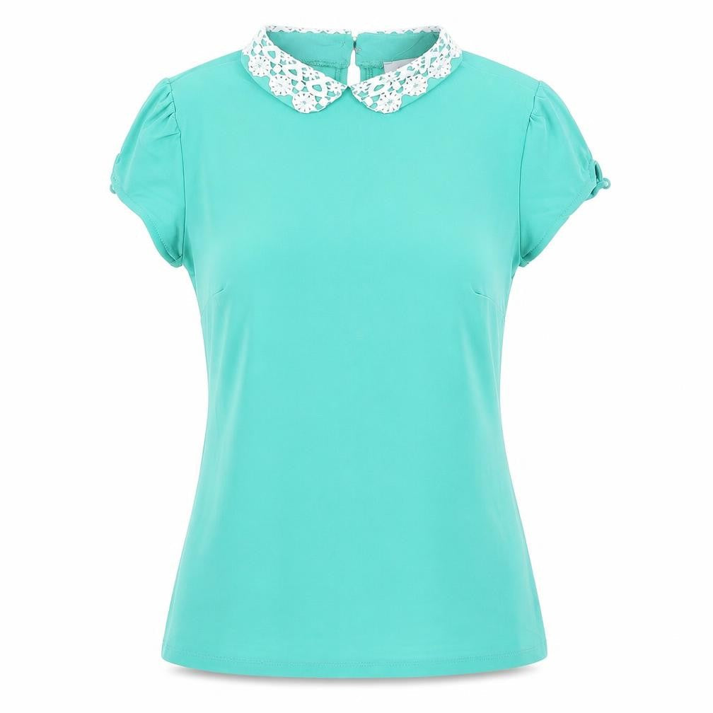 Womens UK Size M Savida Green Classic Blouse