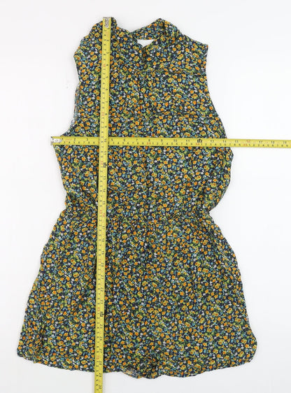 Womens UK Size M FOREVER 21 One-Piece Multicoloured Playsuit