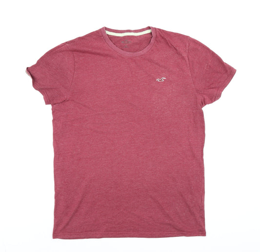 Mens UK Size M Hollister Red  T-Shirt