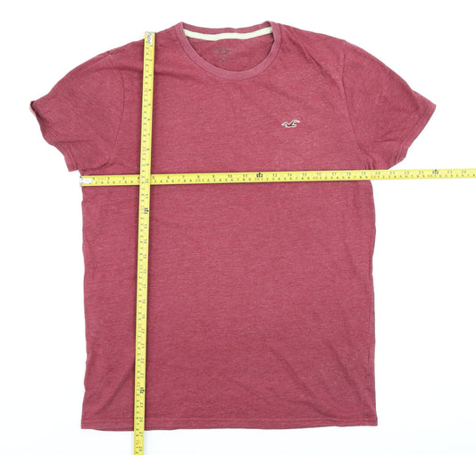 Mens UK Size M Hollister Red  T-Shirt