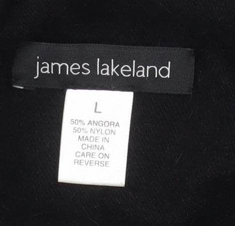 Womens UK Size L James Lakeland Black Cardigan Jumper