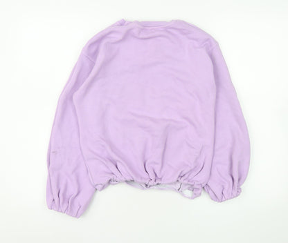 Womens UK Size XS Leigh Tucker Willow Purple Pullover Sweatshirt