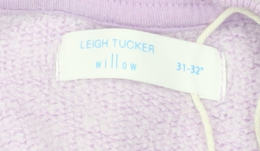 Womens UK Size XS Leigh Tucker Willow Purple Pullover Sweatshirt