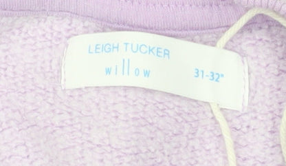 Womens UK Size XS Leigh Tucker Willow Purple Pullover Sweatshirt
