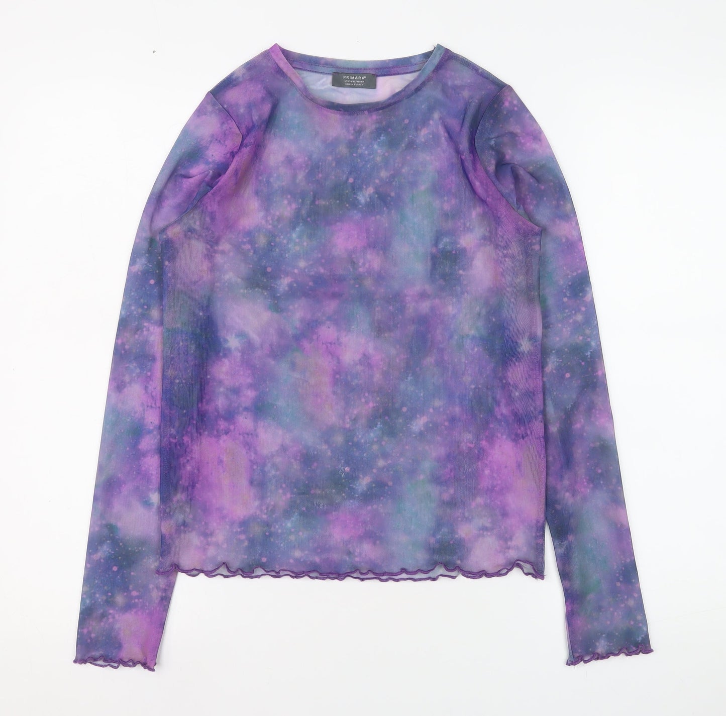 Girls UK Size 12-13 Years Primark Purple Basic T-Shirt