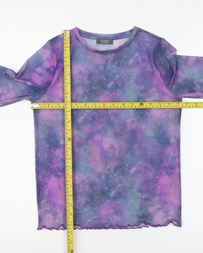 Girls UK Size 12-13 Years Primark Purple Basic T-Shirt