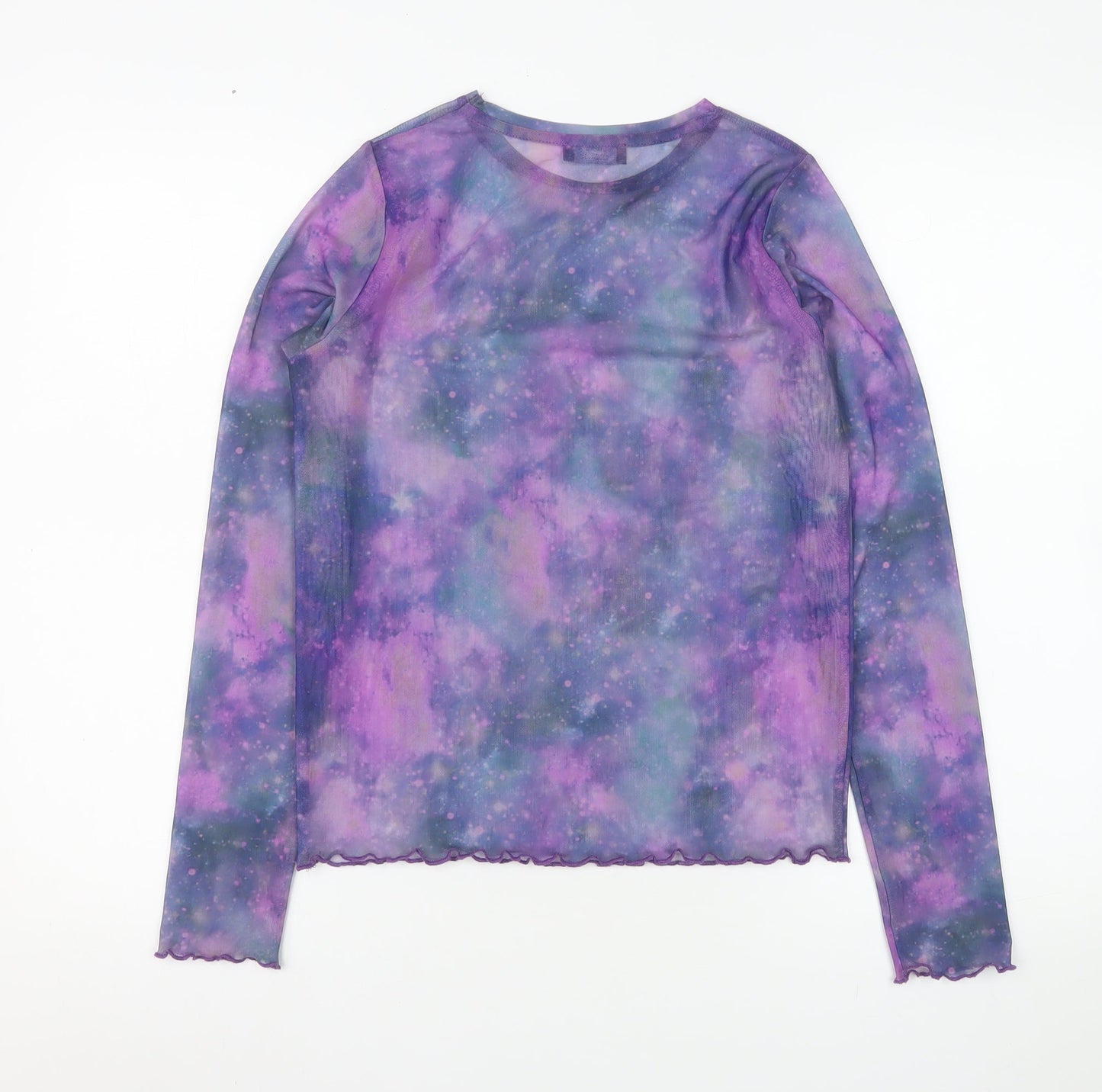 Girls UK Size 12-13 Years Primark Purple Basic T-Shirt