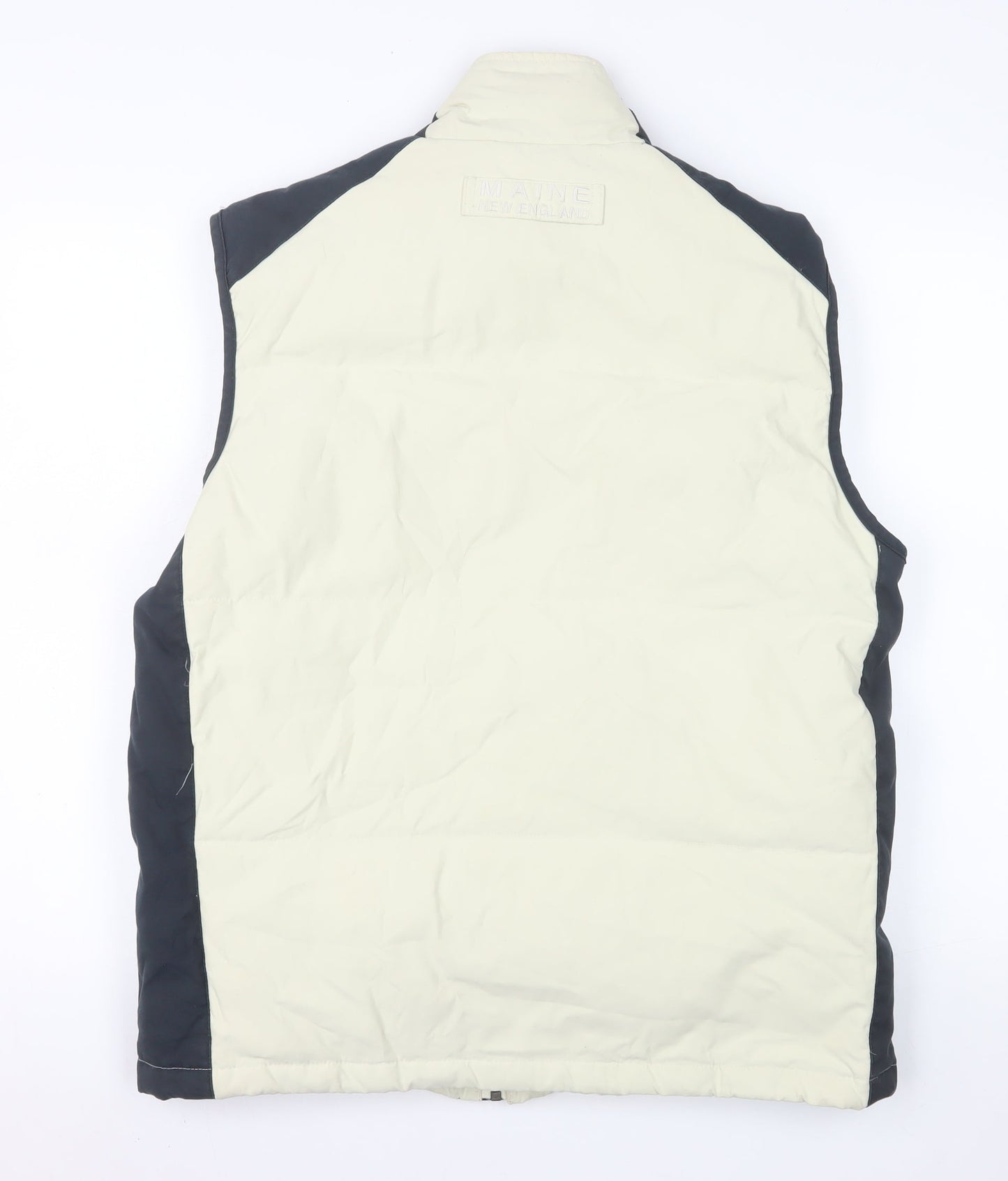 Mens UK Size S Maine New England Beige Bodywarmer