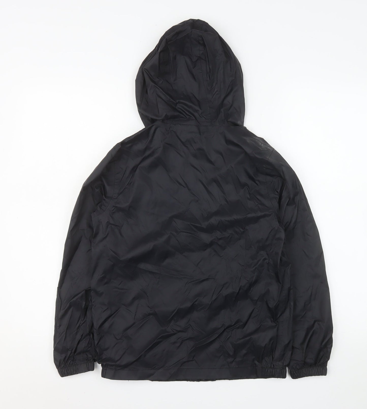 Girls UK Size 9-10 Years Freedom Trail Black Rain Coat