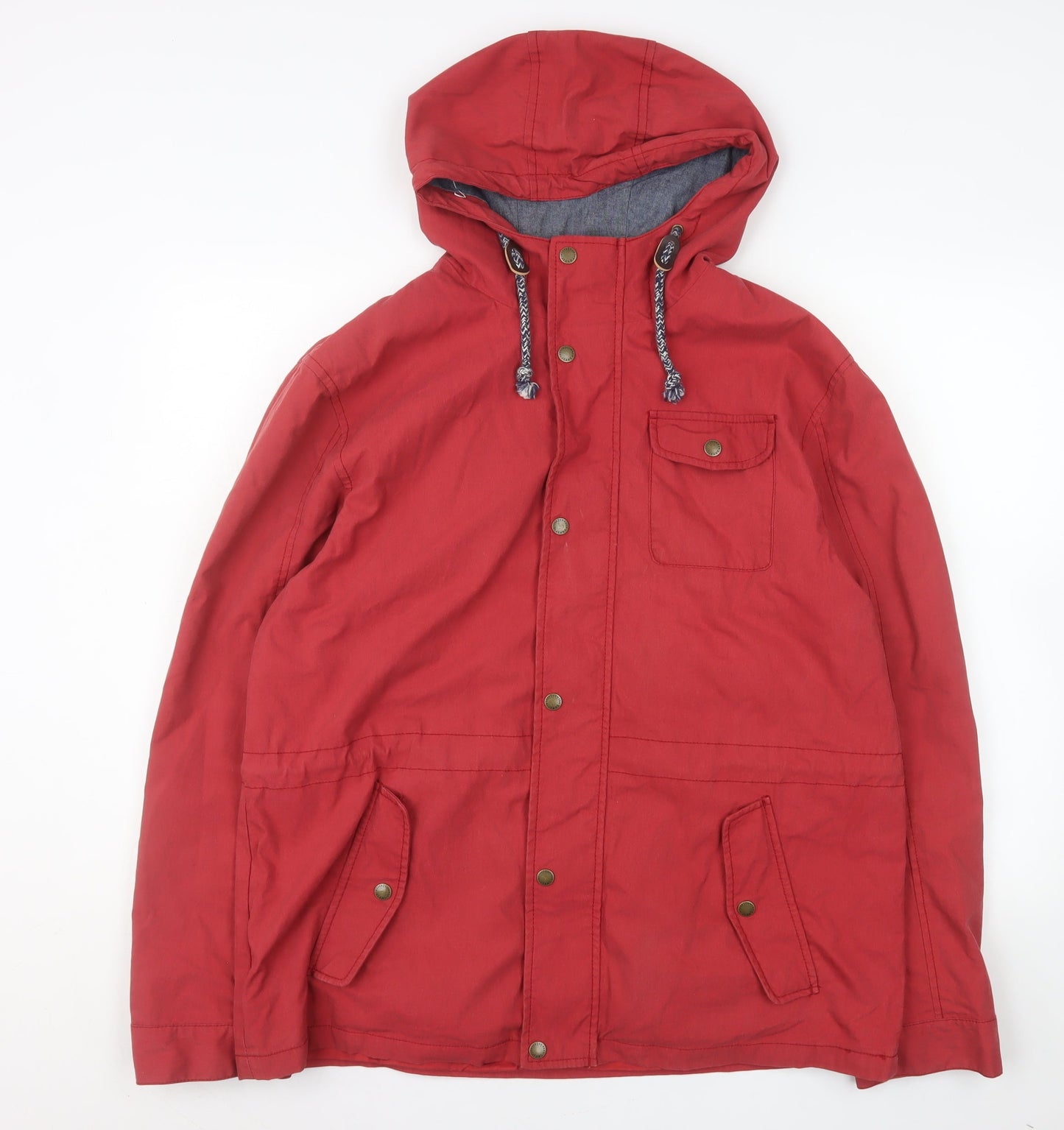 Mens UK Size L Jasper Conran Red Parka Coat