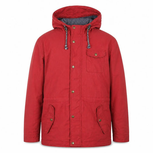 Mens UK Size L Jasper Conran Red Parka Coat