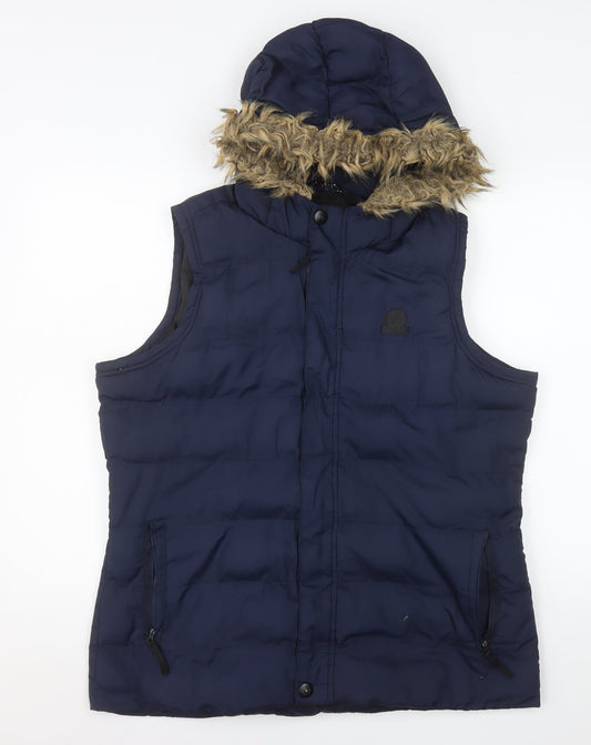 Womens UK Size 16 TOG24 Blue Puffer Jacket