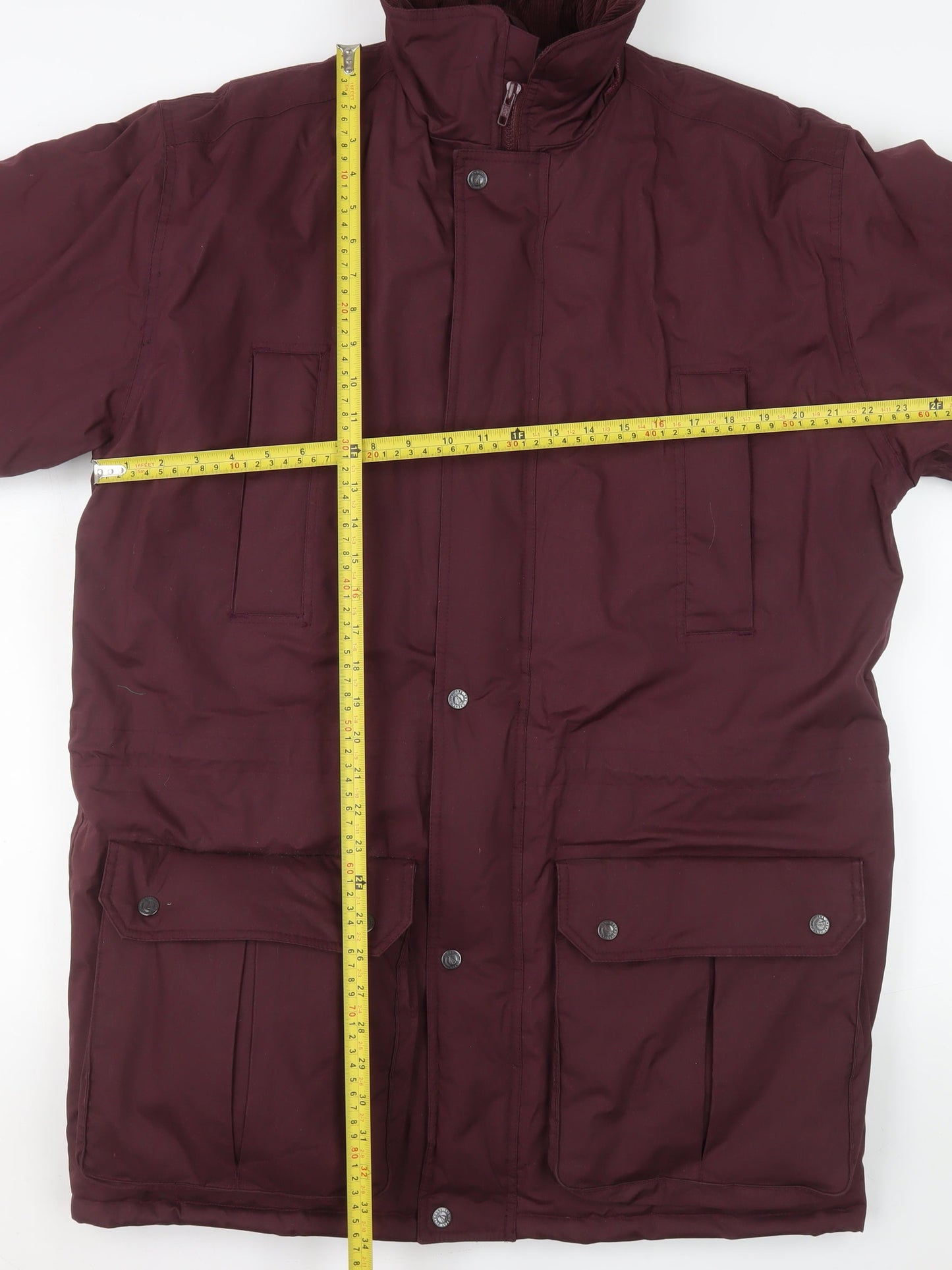 Mens UK Size M BHS Red Parka Coat