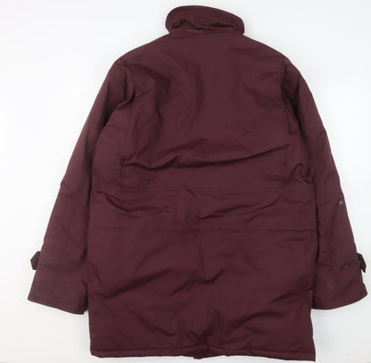 Mens UK Size M BHS Red Parka Coat