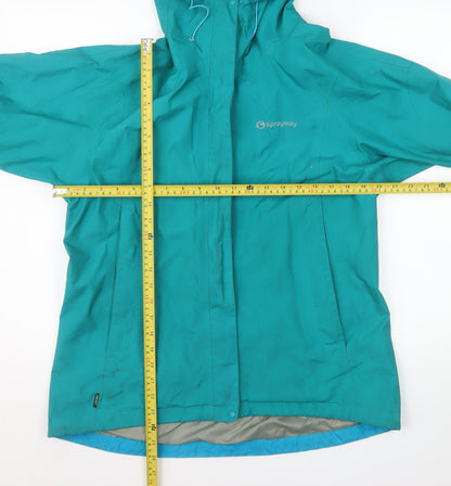 Womens UK Size 12 Sprayway Green Rain Coat