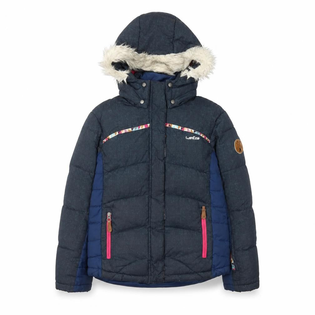 Girls UK Size 12 Years Wedze Blue Puffer Jacket