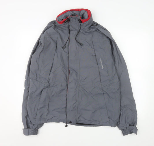 Mens UK Size S Trespass Grey Rain Coat