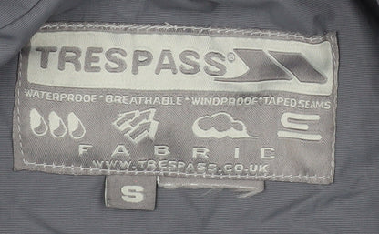 Mens UK Size S Trespass Grey Rain Coat