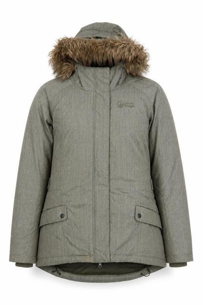Womens UK Size 14 North Ridge Grey Parka Coat