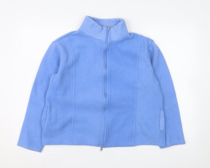 Womens UK Size M Anne de Lancay Blue Basic Jacket
