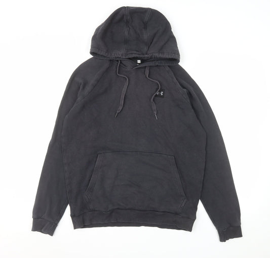 Mens UK Size S Under armour Black Pullover Hoodie