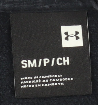 Mens UK Size S Under armour Black Pullover Hoodie