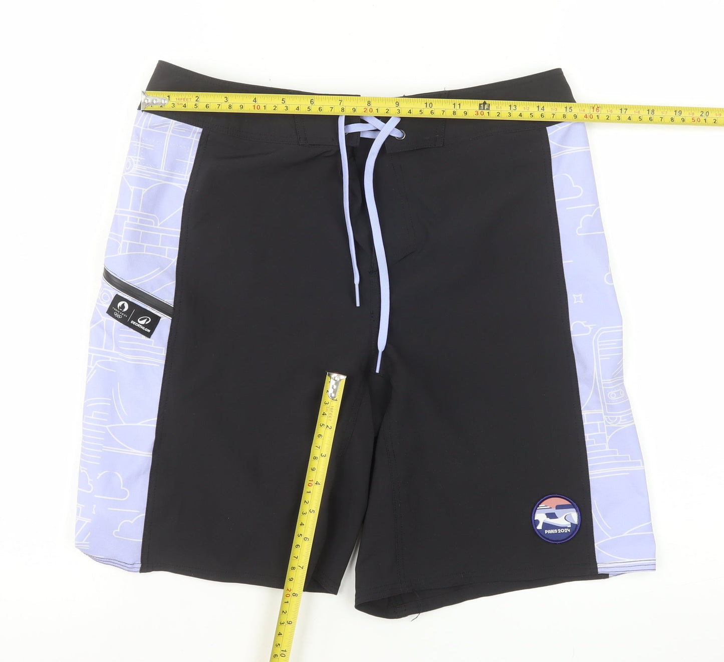 Mens UK Size S DECATHLON Regular Fit Athletic Shorts