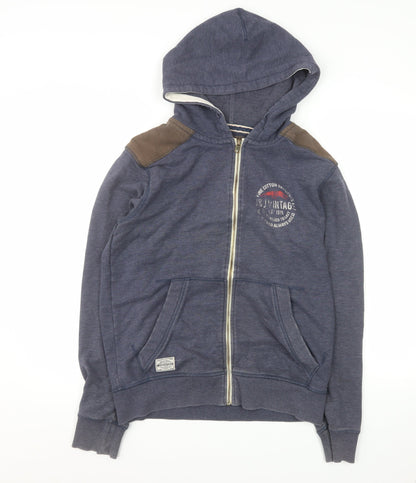 Mens UK Size M JACK & JONES Blue Basic Jacket