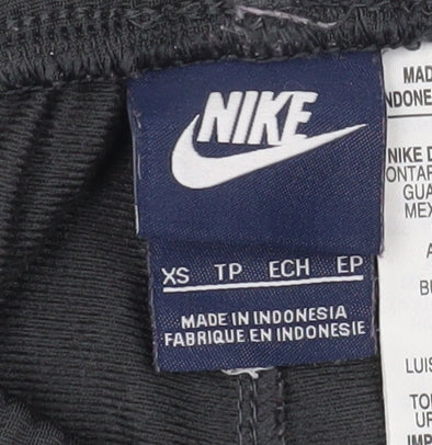 Womens UK Size XS Nike Regular Fit Track Pants Black Trousers