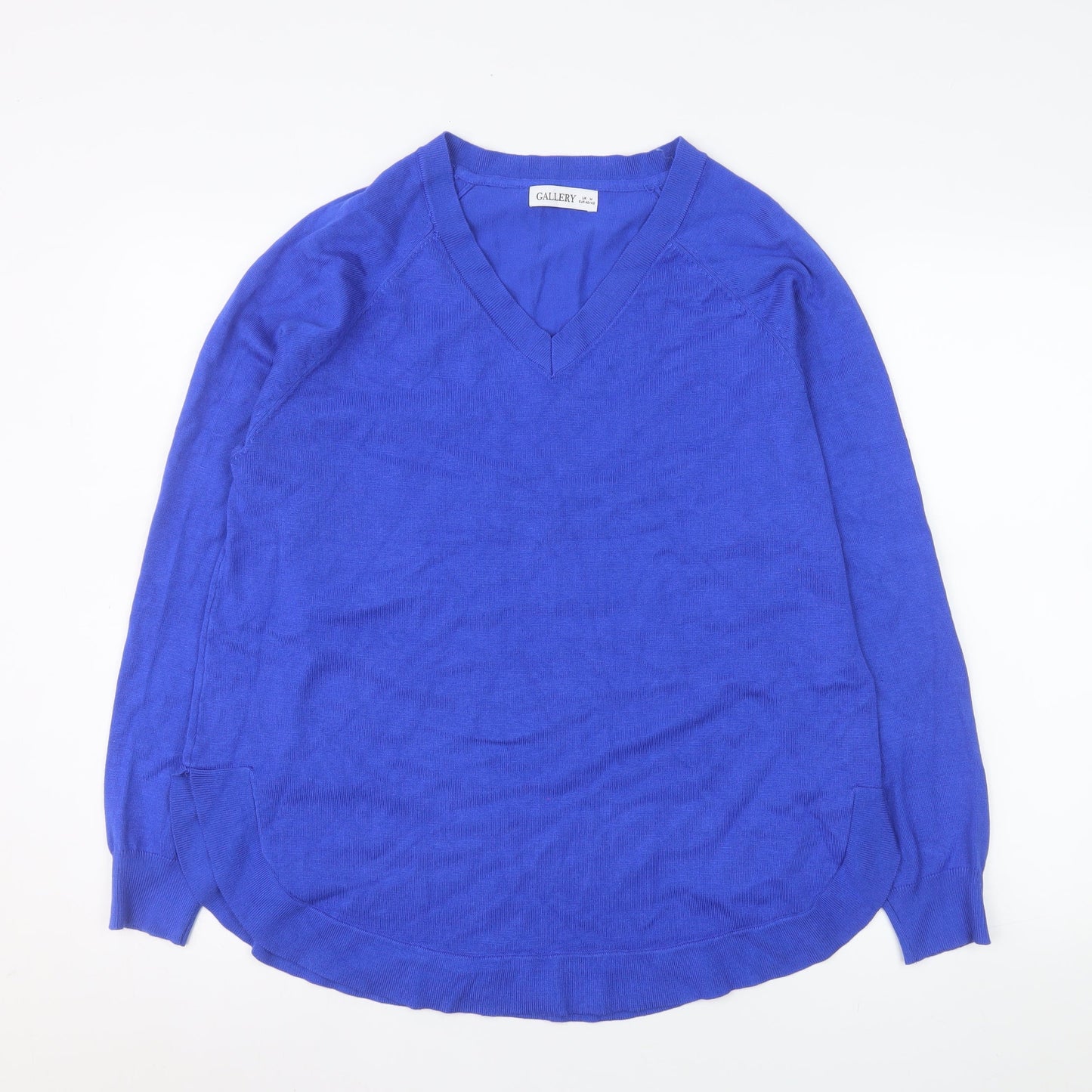 Mens UK Size M Gallery Blue Pullover Jumper