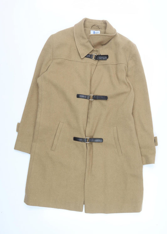 Womens UK Size 14 Just Jane Beige Duffle Coat