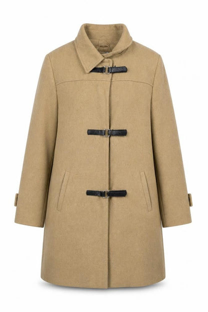 Womens UK Size 14 Just Jane Beige Duffle Coat