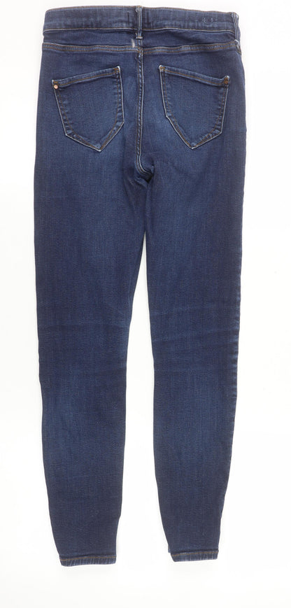 Womens UK Size 10 River Island Slim Fit Jegging Blue Jeans
