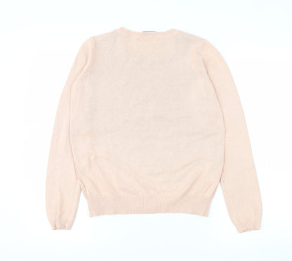 Womens UK Size M VERO MODA Pink Pullover Jumper