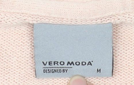 Womens UK Size M VERO MODA Pink Pullover Jumper