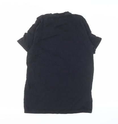 Mens UK Size S Fred Perry Blue  T-Shirt